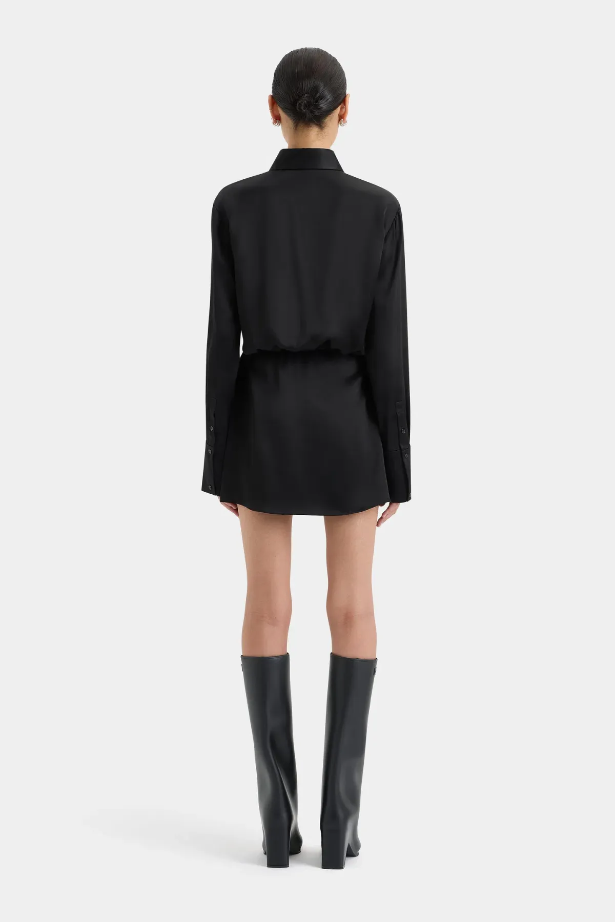 Sir the label Sorrento Shirt Dress Black Size AU 8 - Image 3
