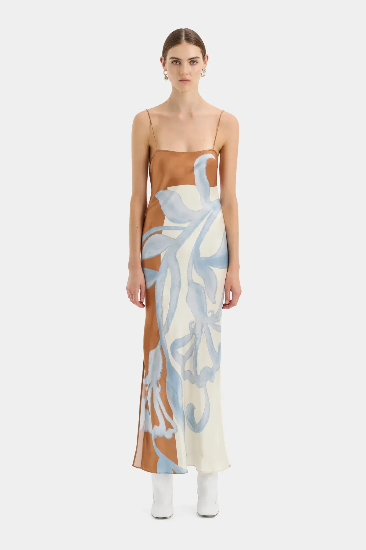 Sir the Label Sorrento Slip Dress Print Size 1/ AU 8 - Image 1