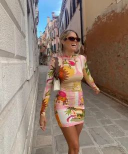 Roame Goldie Mini Dress Pink City Size 1 / Au 8 for rent on The Volte - image 2