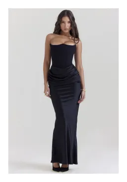 House of CB  Persephone Maxi Dress Black Size S/ Au 8 for rent on The Volte - image 1