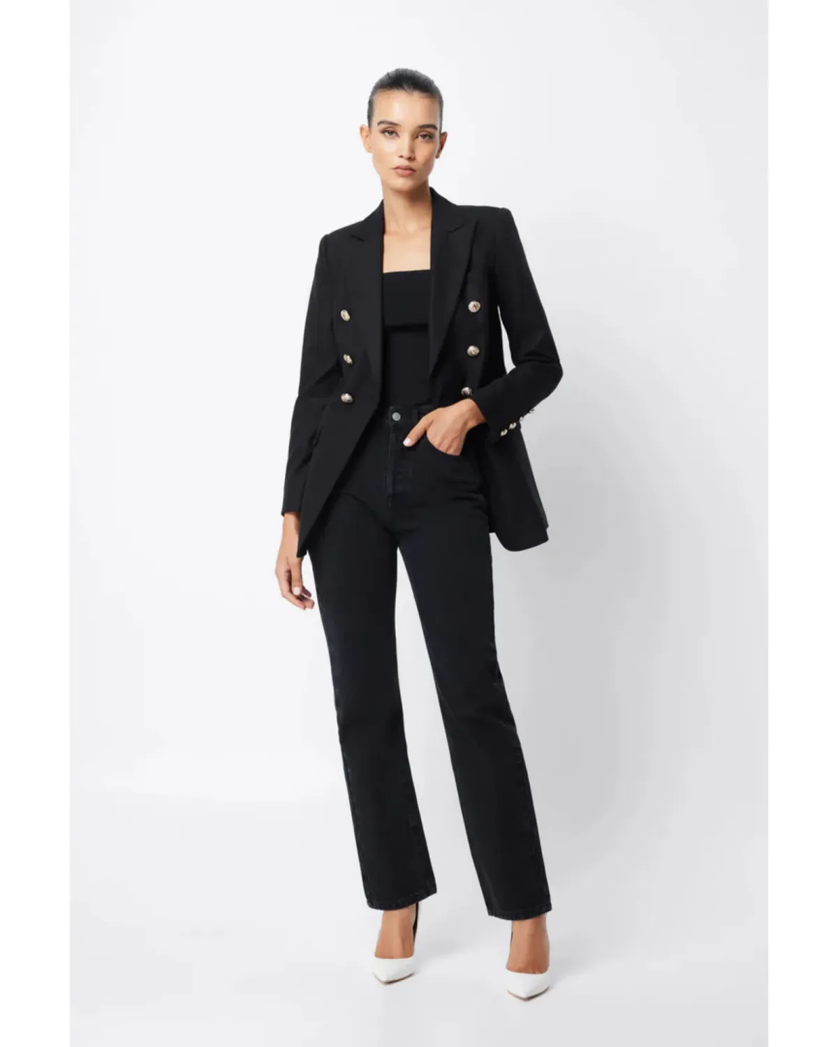 Mossman Signature Blazer Black Size AU 10 - Image 1