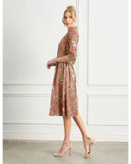 Leona Edmiston Demi 'Belle Epoch' Silk Shirtdress Multi Size 3 / AU 14 for rent on The Volte - image 2