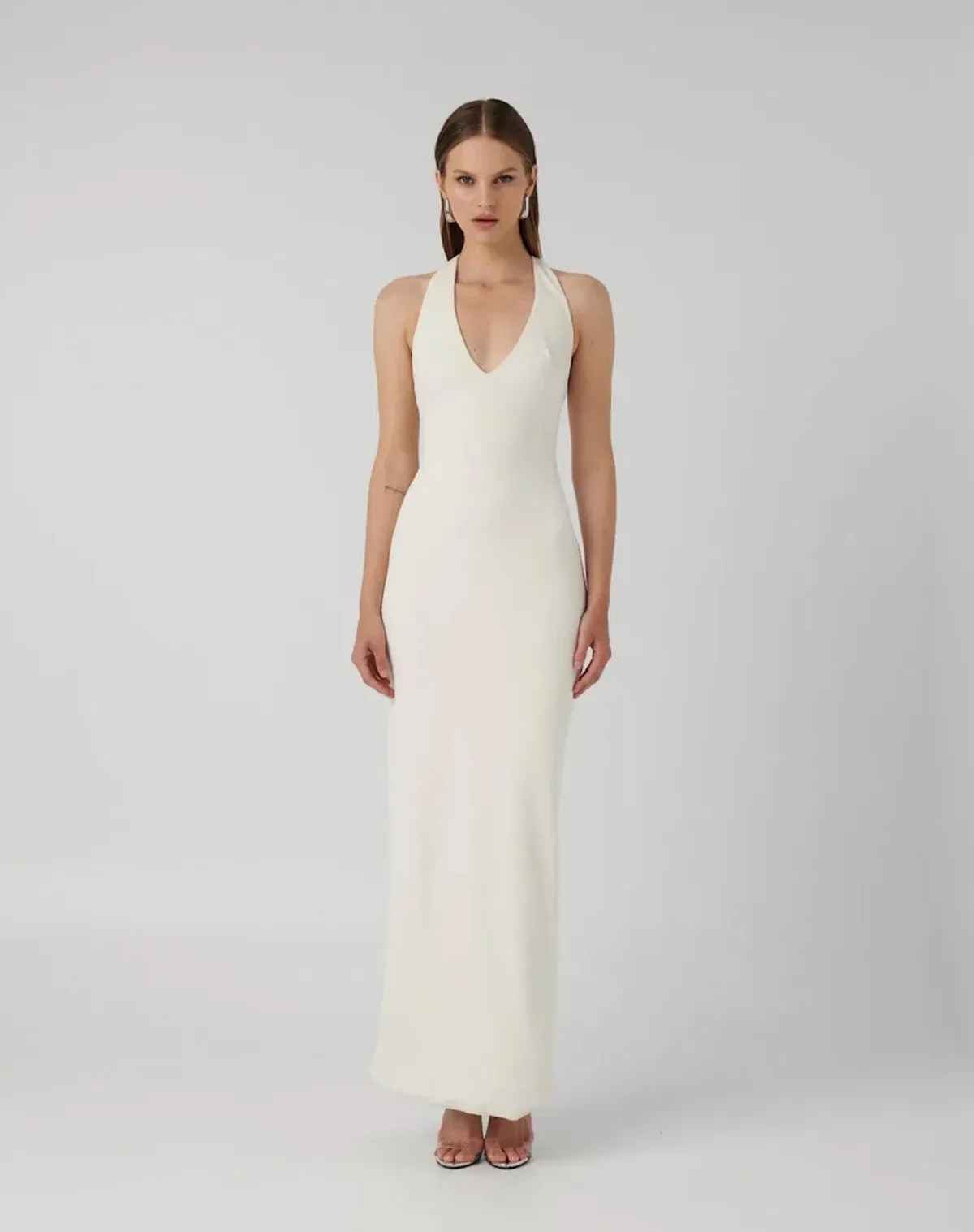 Effie Kats Eiza Ivory Gown Cream Size XS/Au 6 - Image 1
