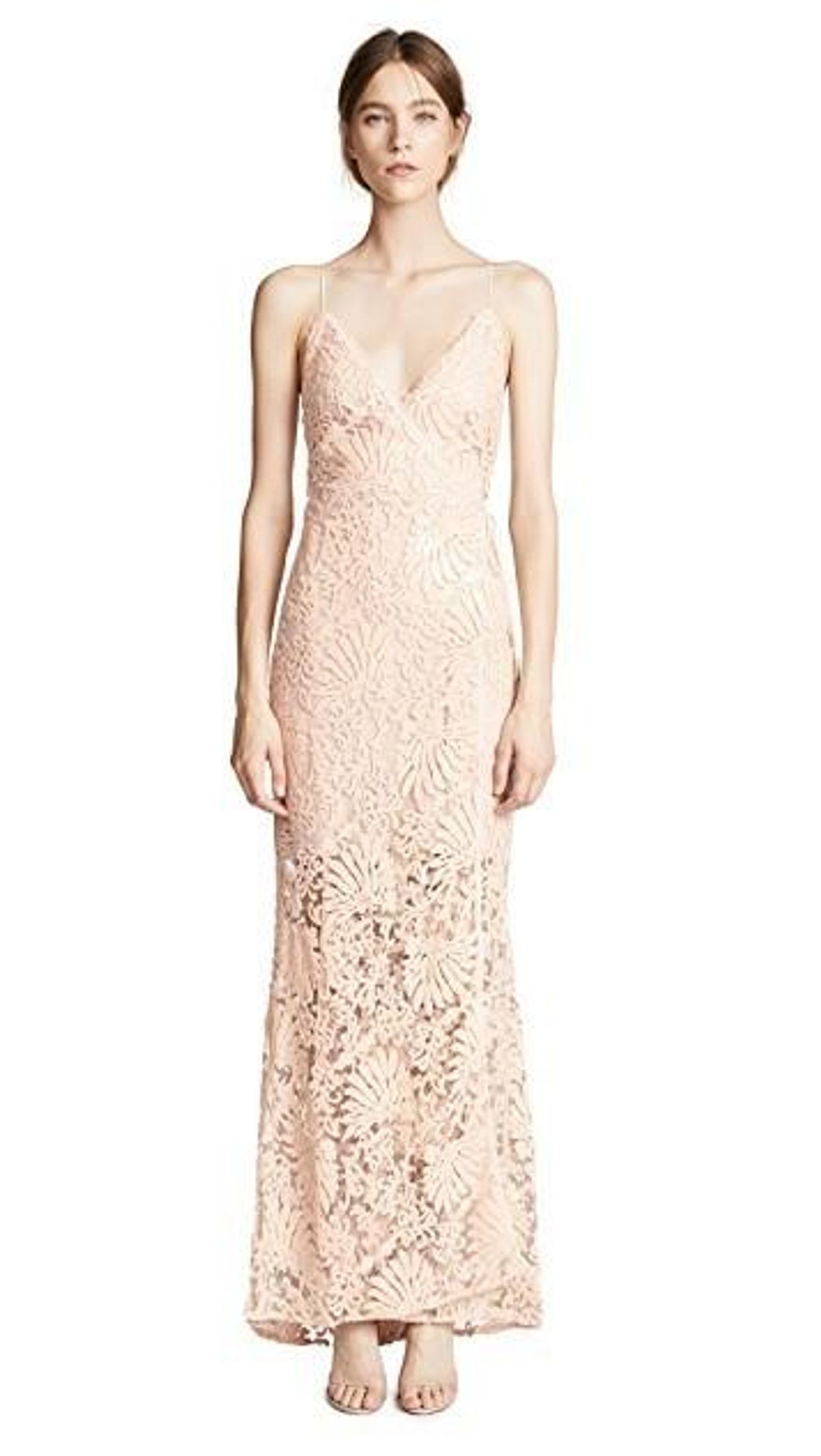 Maria Lucia Hohan Gown Pink/Nude Size 10 - Image 4
