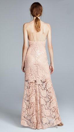 Maria Lucia Hohan Gown Pink/Nude Size 10 for rent on The Volte - image 3