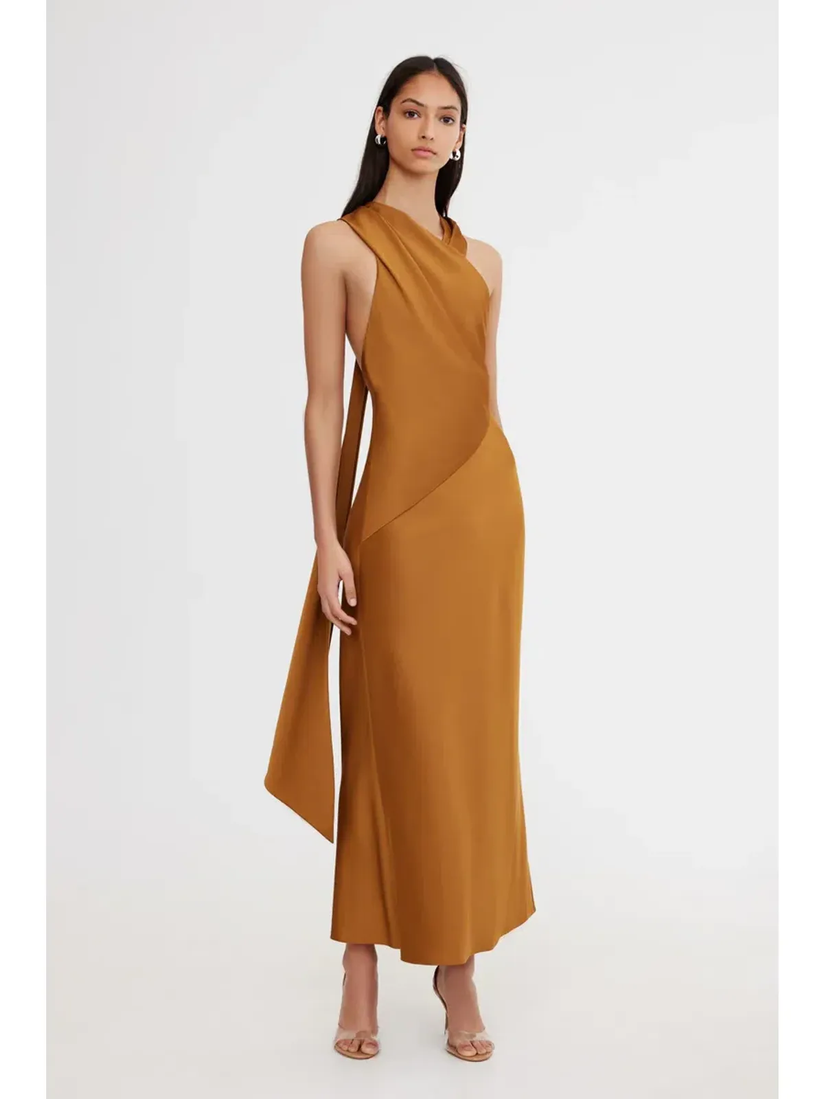 Significant Other Annabel Dress Brown Size 10 - Image 1