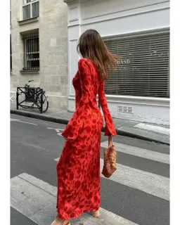 Realisation Par The Gia Maxi Dress Havana Print Size L  for rent on The Volte - image 7
