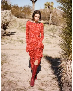 Realisation Par The Gia Maxi Dress Havana Print Size L  for rent on The Volte - image 3