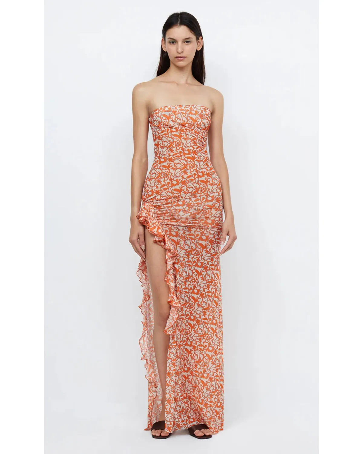Bec & Bridge Firefly Strapless Maxi Dress Fiesta Floral Size AU 6 - Image 1