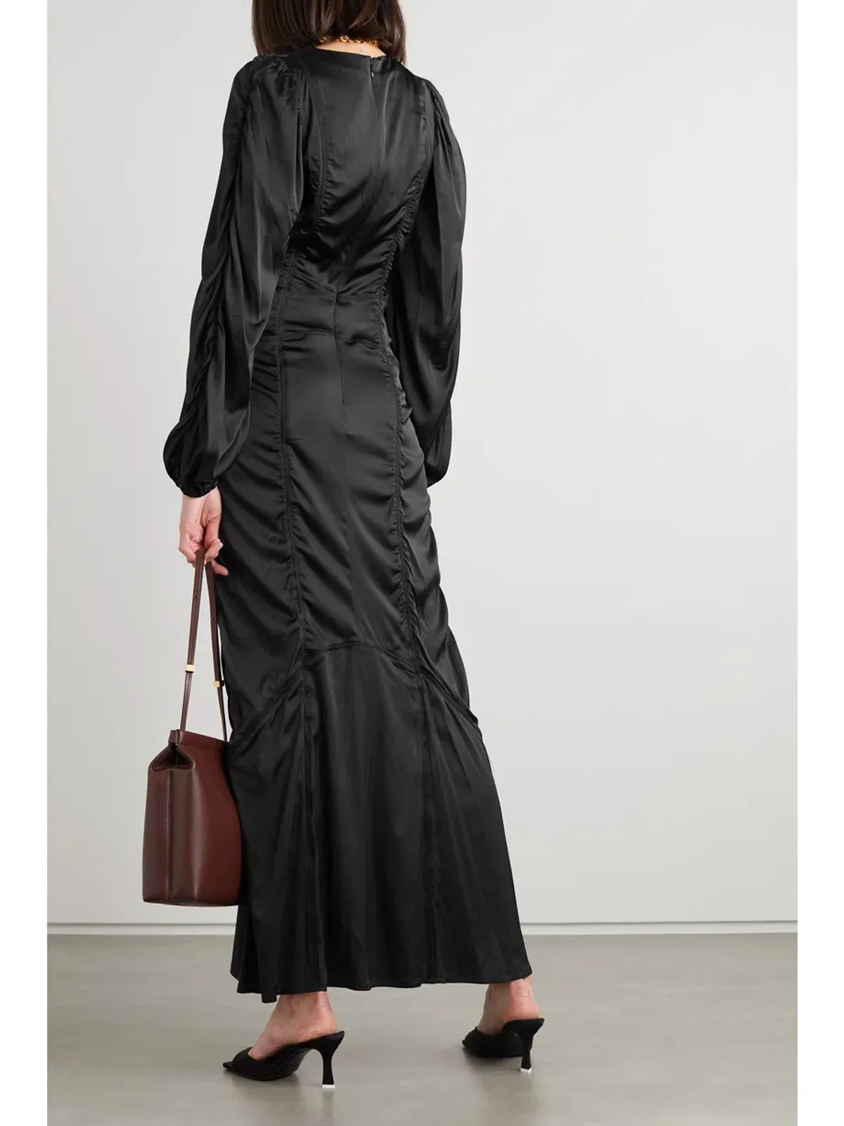 By Malene Birger's Ettienne Dress Black Size AU 14 - Image 2