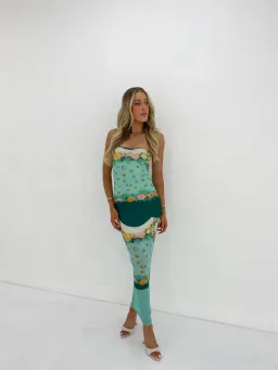 Jean Paul Gaultier Bandeau Dress Floral Size XS / AU 6 for rent on The Volte - image 1