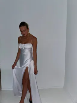 HNTR the Label Gaia Gown Blanc Size M / AU 10  for rent on The Volte - image 2
