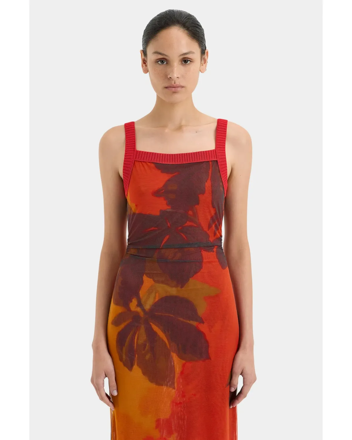 Sir The Label Libertine Tank Midi Dress Wren Print Size 0 / AU 6 - Image 3