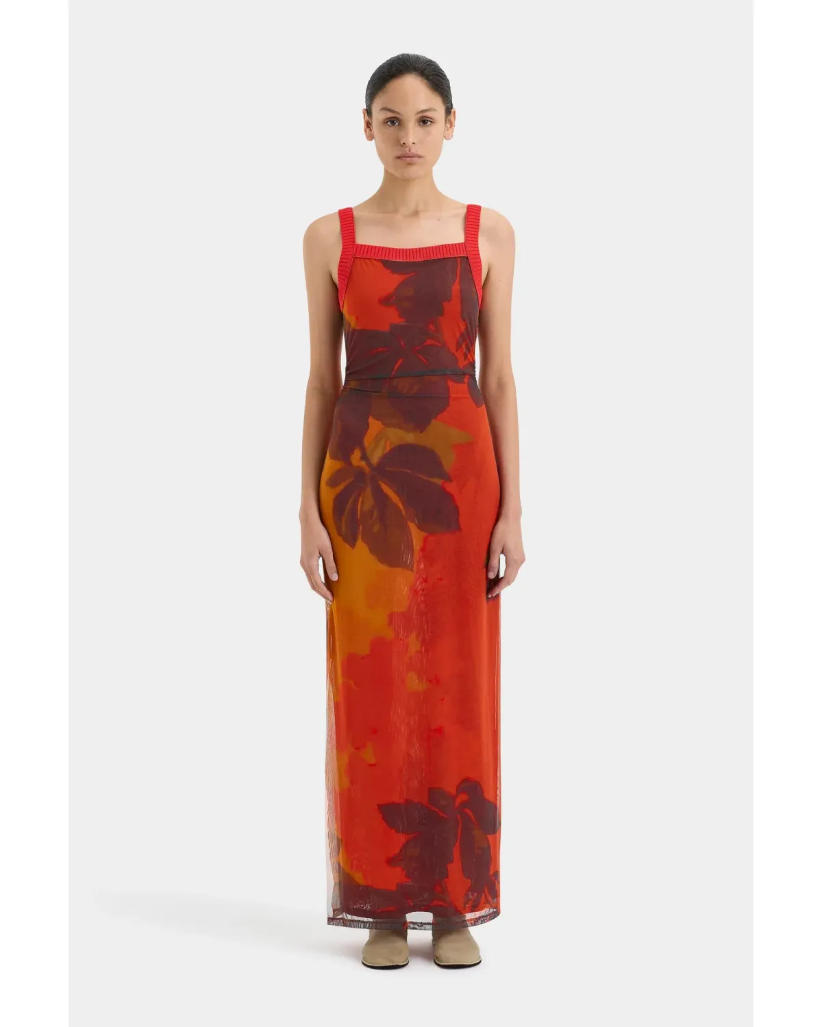 Sir The Label Libertine Tank Midi Dress Wren Print Size 0 / AU 6 - Image 1