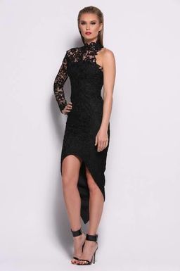 Elle Zeitoune saba black dress for rent on The Volte - image 1