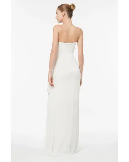Manning Cartell Asymmetrical Games Gown White Size AU 8 for rent on The Volte - image 3