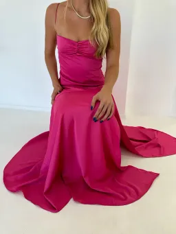HNTR the Label Gaia Gown Hot Pink Size M / AU 10 for rent on The Volte - image 2