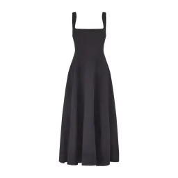 Odd Muse The Ultimate Muse High Waist Square Neck Midi Dress Black Size L / AU 12 for rent on The Volte - image 8