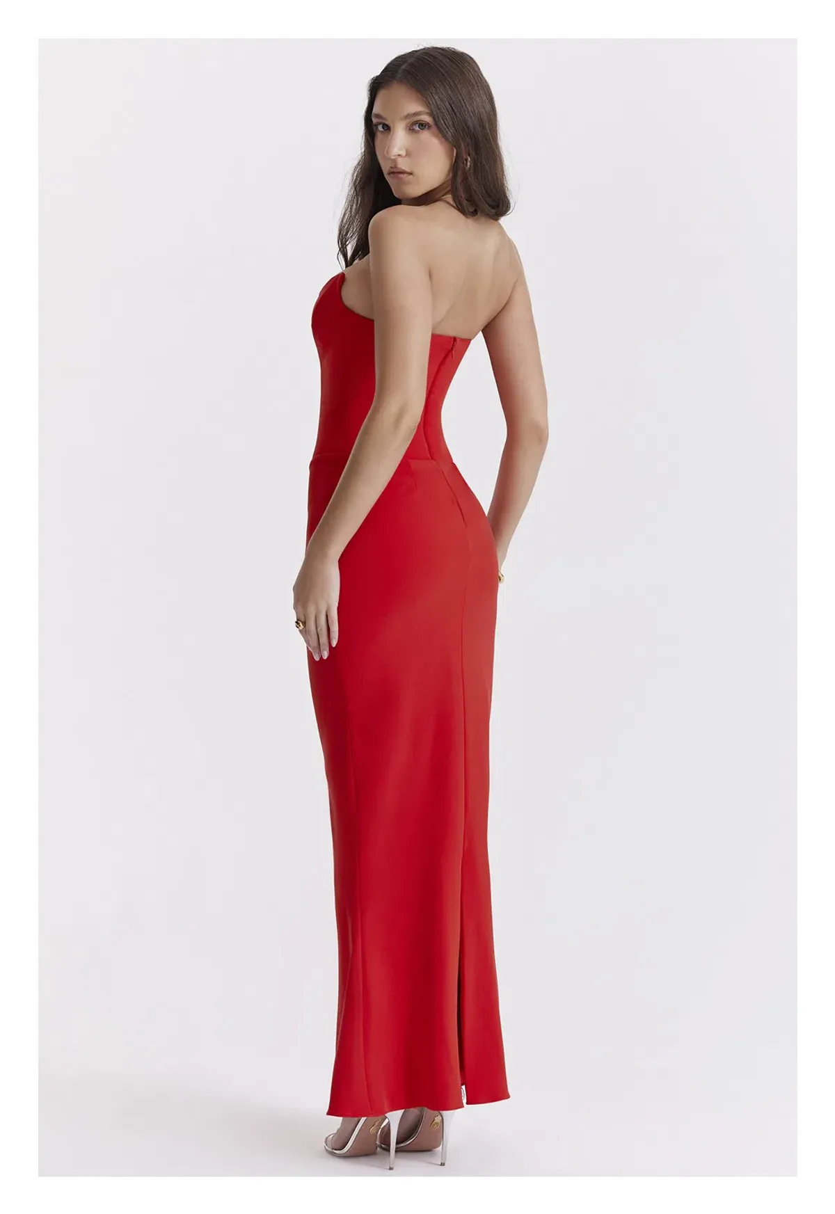 House of CB Tamara Cherry Dress Red Size XS / AU 6 - Image 3
