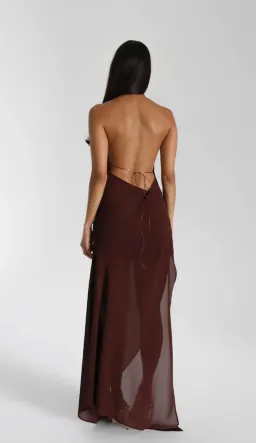 Natalie Rolt Anastasia Dress Espresso Size 1 / AU 8 for rent on The Volte - image 6