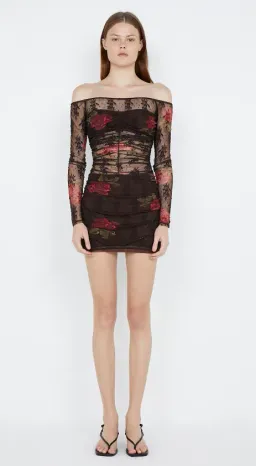 🤎 BEC & BRIDGE DESERT ROSE LONG SLEEVE MINI DRESS SIZE 10🤎 for rent on The Volte - image 1