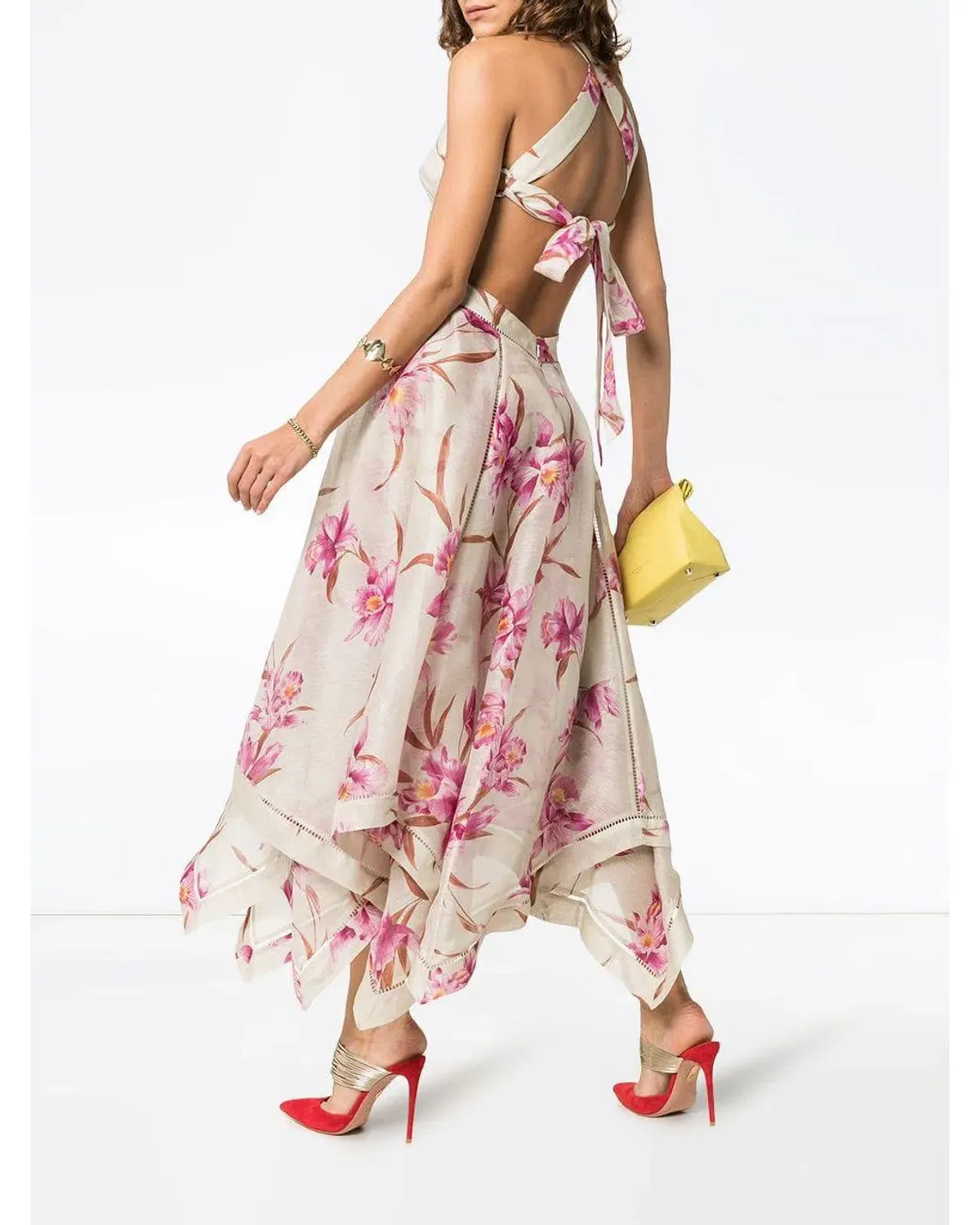 Zimmerman Corsage Halter Dress Floral Size 6 - Image 2
