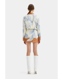 Sir The Label Sorrento Shirt Dress in Sciarpa Print Size 1 / AU 8 for rent on The Volte - image 4