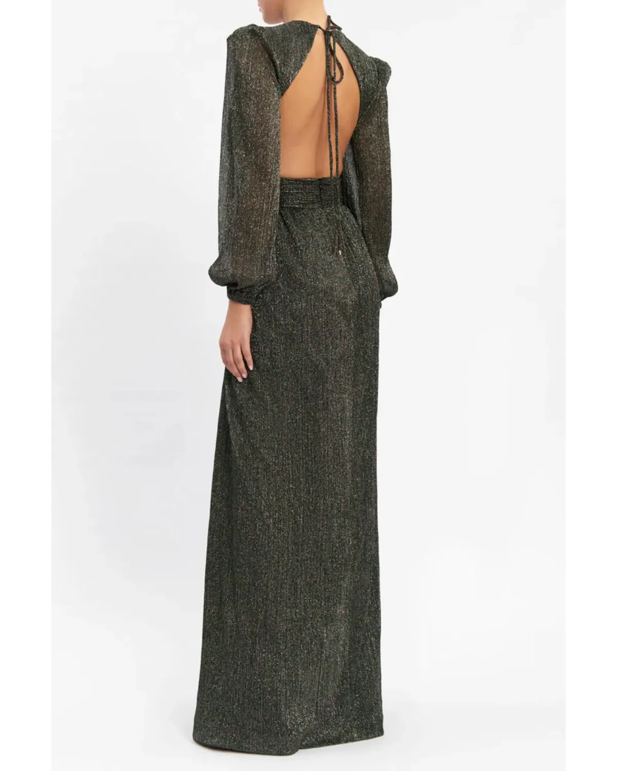 Rebecca Vallance Giverny Long Sleeve Gown in Green Size AU 12 - Image 3