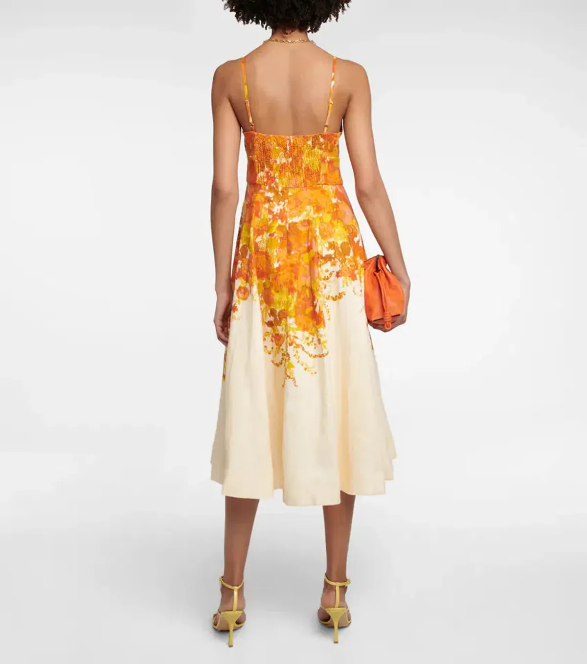 Zimmermann High Tide Picnic Midi Dress Citrus Ikat Size 0 / AU 8 - Image 2