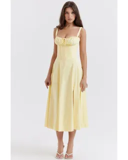 House Of CB Carmen Bustier Sundress Buttercup Size AU 12 for rent on The Volte - image 2