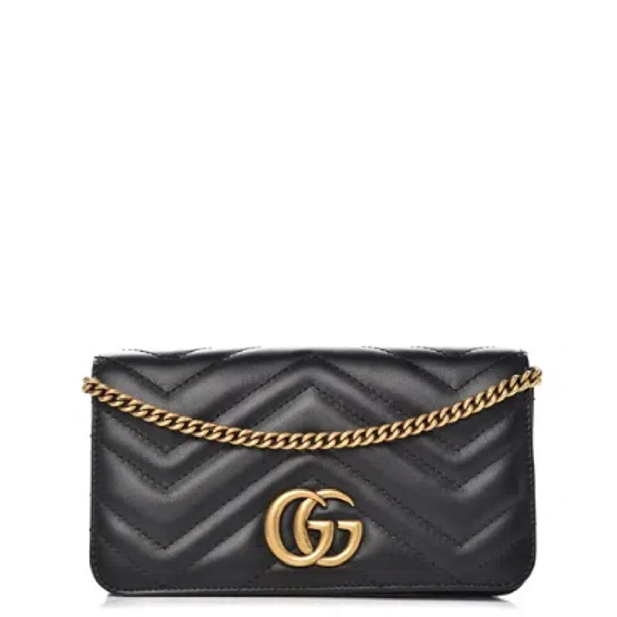 Gucci Calfskin Matelasse Mini Bag Black - Image 1