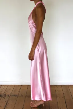 YLD Design Crossover Maxi Dress Light Pink Size S / AU 8 for rent on The Volte - image 3