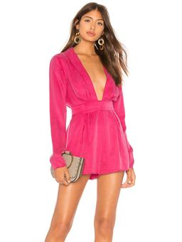 Lovers + Friends Pink Playsuit Size 10 for rent on The Volte - image 1