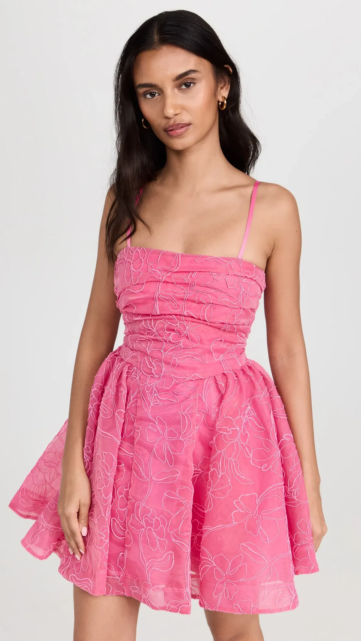 Aje Evangeline Cornelli Mini Dress in Protea Pink Size 8 - Image 2