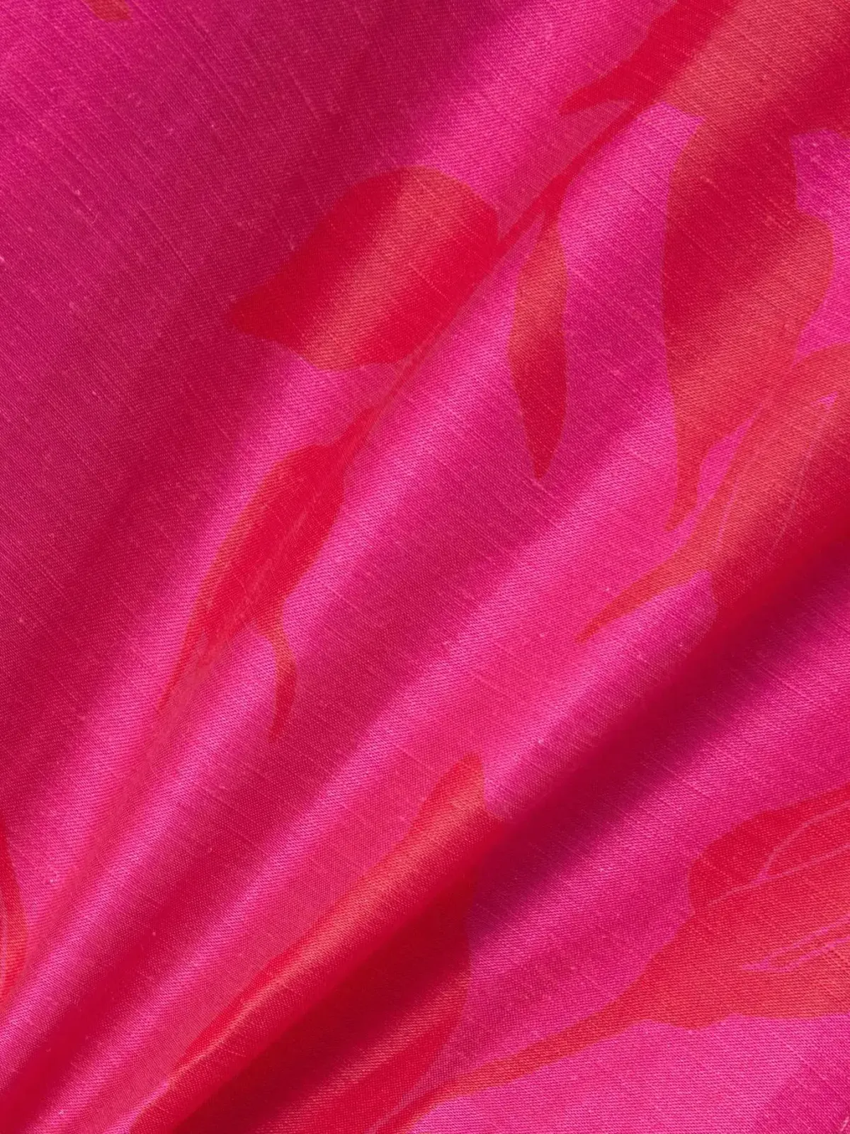 Aje Arista Tulip Sleeve Midi Dress Florescent Rose Pink Size AU 6 - Image 3