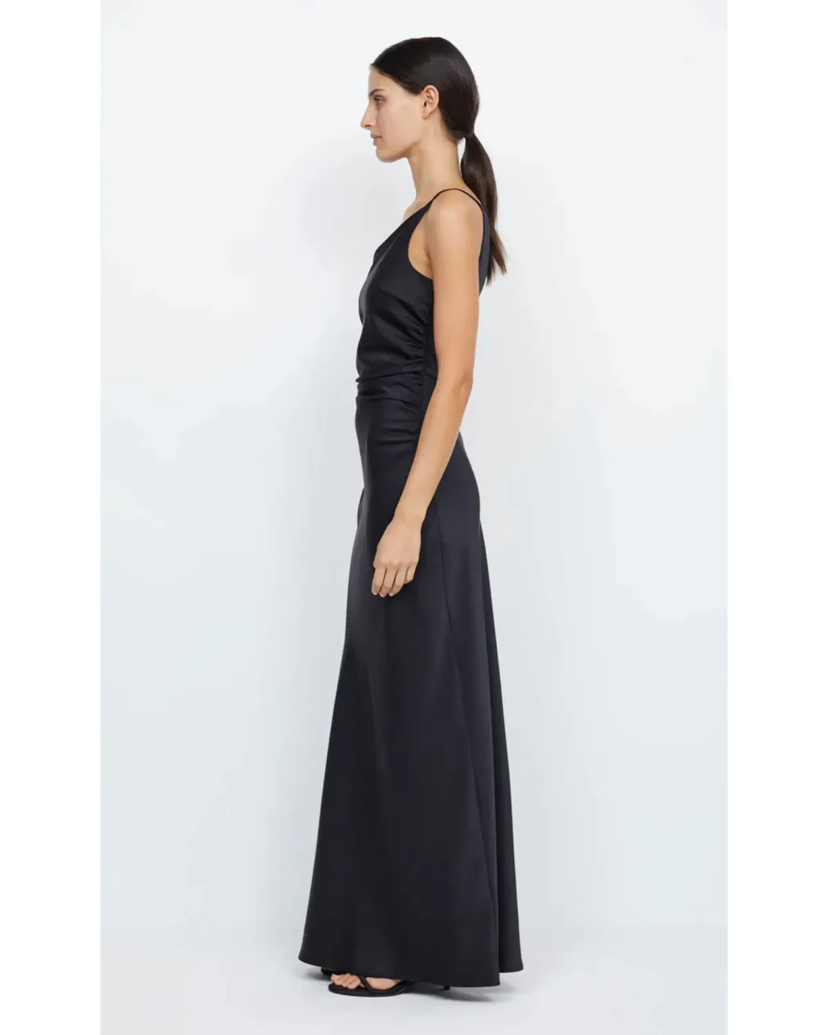 Bec & Bridge Eternity Asym Maxi Dress Black Size AU 12 - Image 3