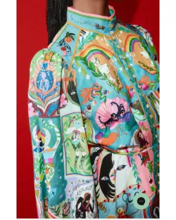 Alemais Evergreen Mini Dress Multi Size AU 14 for rent on The Volte - image 3