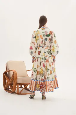 Alemais Theo Shirtdress Multi Size AU 14 for rent on The Volte - image 3