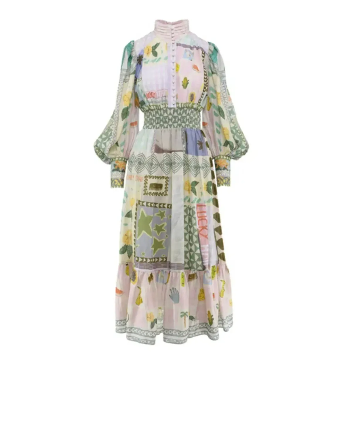 Alemais Emma Gale Shirtdress Multi Size 12/XL - Image 4