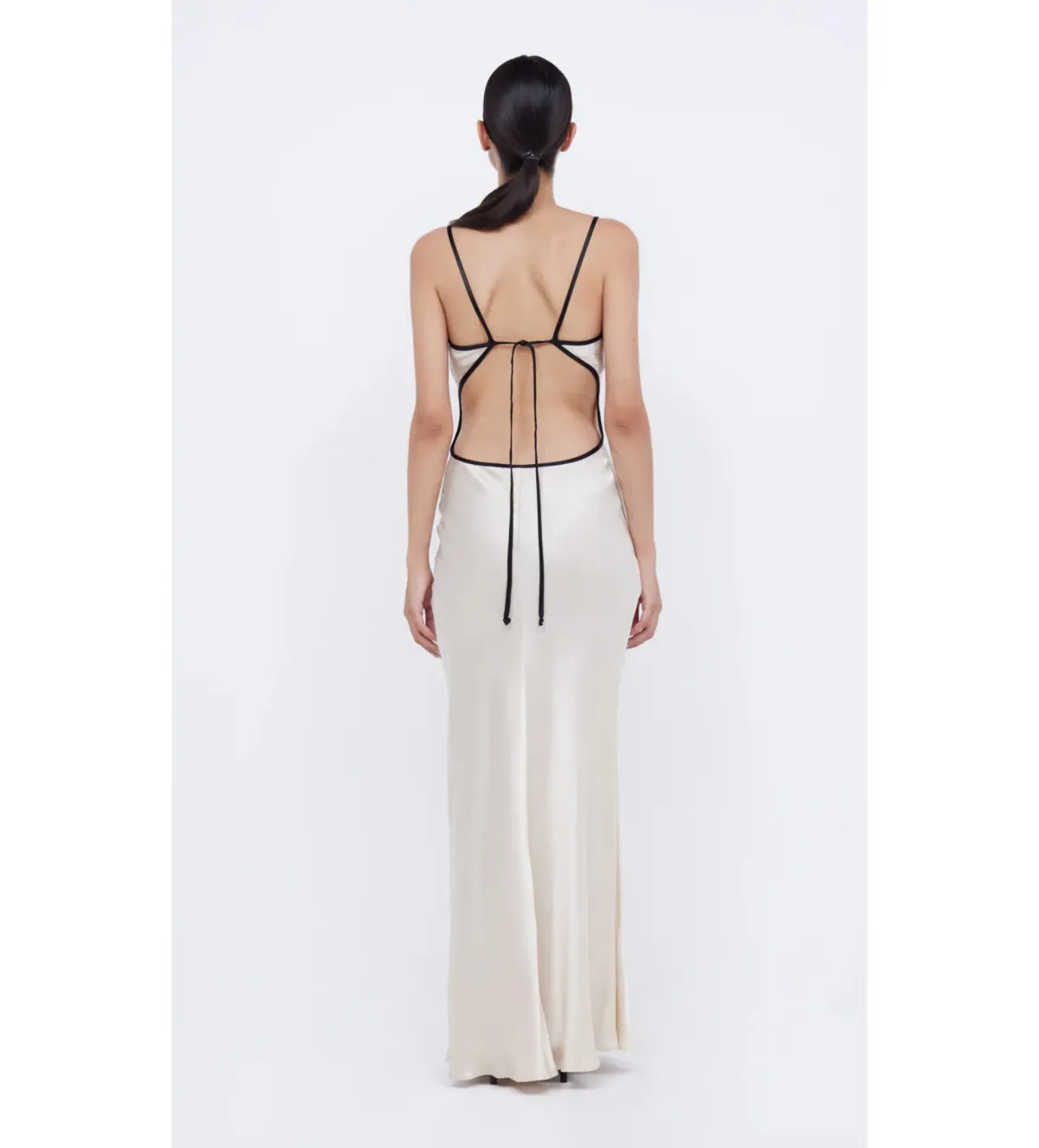Bec & Bridge Cedar City Maxi Dress Sand/Black Size 6 - Image 3