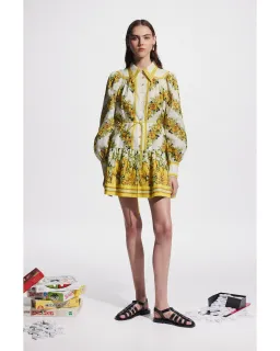 Alemais Gisela Mini Dress Print Size AU 14 for rent on The Volte - image 1