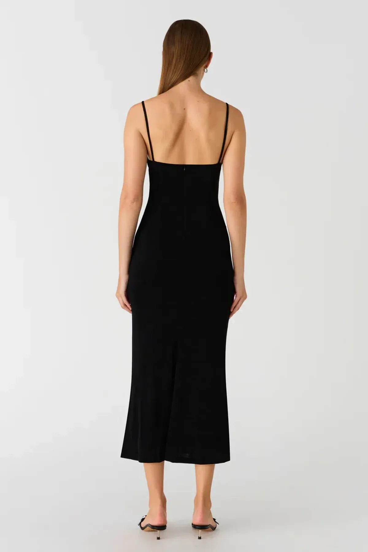 Misha Cambria Slinky Jersey Dress Black Size 10 - Image 4