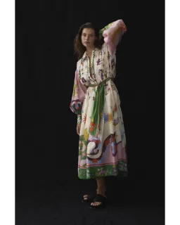 Alemais Seeker Shirtdress Multi Size AU 14 for rent on The Volte - image 1