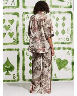 Alemais Vinnie Shirt and Pants Set Print Size AU 16 for rent on The Volte - image 3