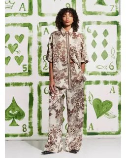 Alemais Vinnie Shirt and Pants Set Print Size AU 16 for rent on The Volte - image 1