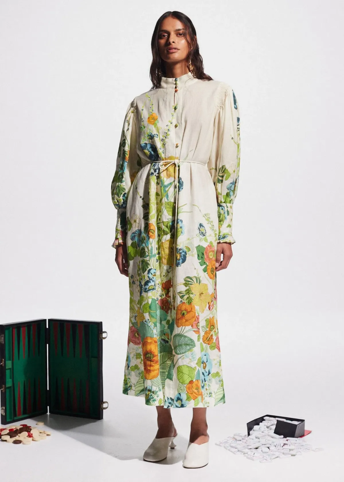 Alemais Constance Shirtdress Floral Size 16 - Image 1