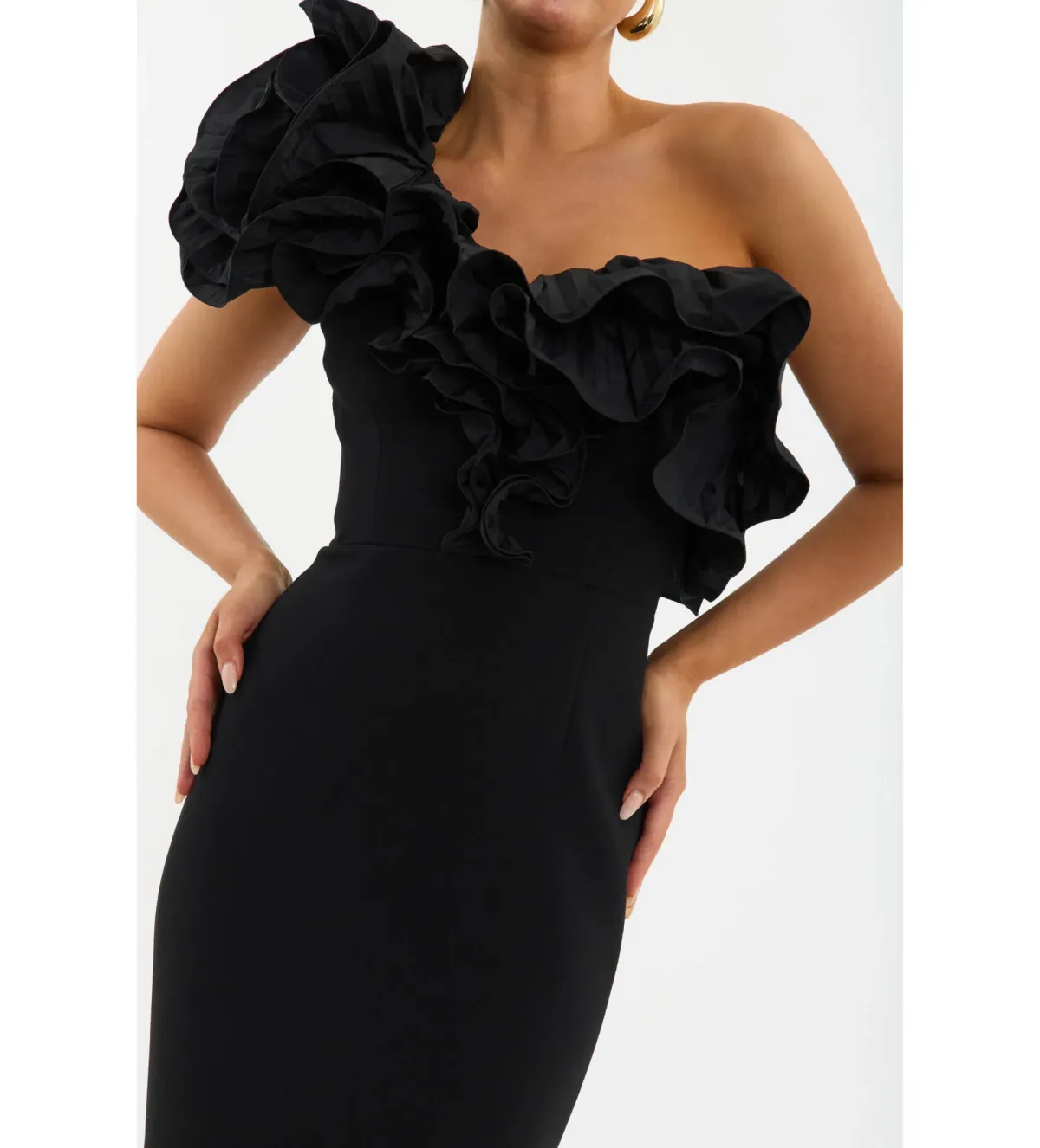 Rebecca Vallance Ella Gown Black Size 6 - Image 5