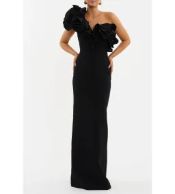 Rebecca Vallance Ella Gown Black Size 6 for rent on The Volte - image 2