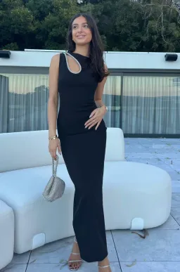 Bianca & Bridgett Valencia Dress Black Size 8 for rent on The Volte - image 1