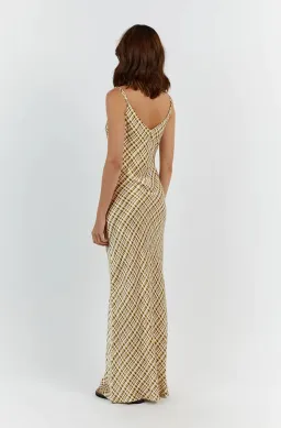 Dissh Dilan Satin Slip Dress Print Size 6 for rent on The Volte - image 3